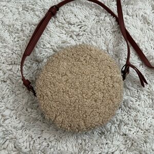 Universal Thread Cream Shearling Crossbody Bag
